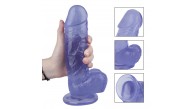 Censan 23CM Gerçekçi Mor Dildo Penis