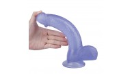 Censan 23CM Mor Renk Dildo Penis