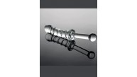 CENSAN 23cm Tırtıklı Cam Dildo