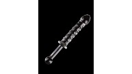 CENSAN 23cm Tırtıklı Cam Dildo
