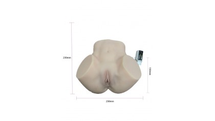 Censan 23CM Titreşimli Süper Realistik Kalça Mastürbatör