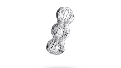 Censan Lingam Masturbator Rashmi, TPE, Şeffaf, 15,5 cm