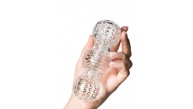 Censan Lingam Masturbator Rashmi, TPE, Şeffaf, 15,5 cm