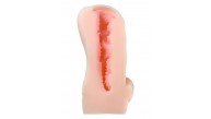 CENSAN  Masturbator Realistik, Cherry Ripe, SoftSkin, Ten, 15cm