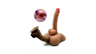 Censan Ultra Gerçekçi Büyük Penisli Anal ve Dildo Özellikli Yarım Vücut Mastürbatör